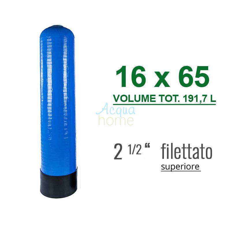 BOMBOLA 16X65 (150L ) 2 1/2" IN VETRORESINA FRP