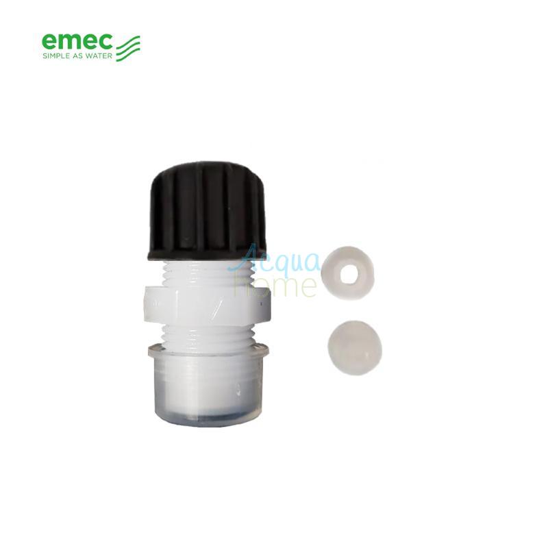 SUCTION/DELIVERY VALVE 1/2" 6X8 MM - PVDF + FP + CE (F SERIES PUMP BODY) - EMEC