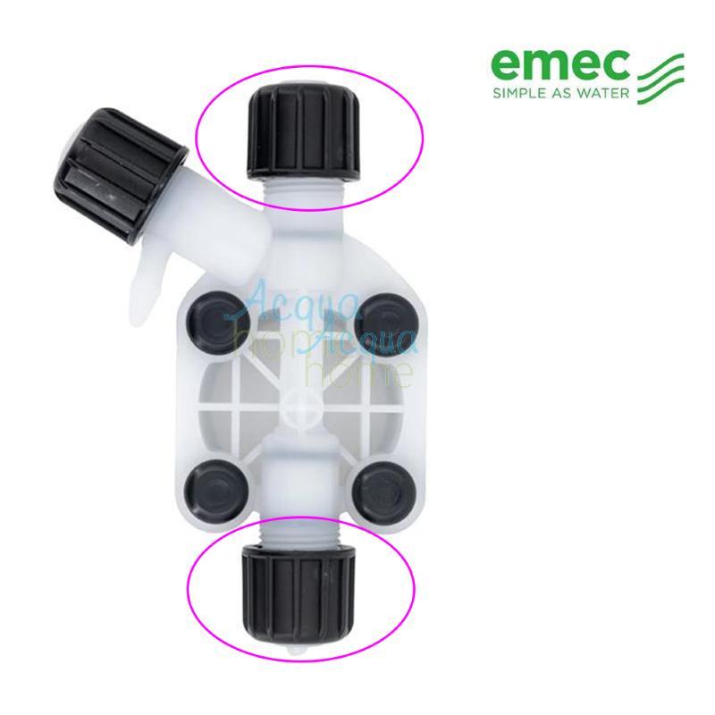 SUCTION/DELIVERY VALVE 1/2" 6X8 MM - PVDF + FP + CE (F SERIES PUMP BODY) - EMEC