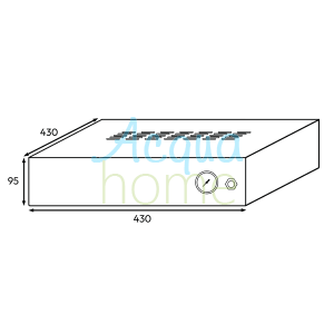SILVERBOX UP PLUS - OSMOSI INVERSA SOTTOZOCCOLO A PRODUZIONE DIRETTA 100 L/H