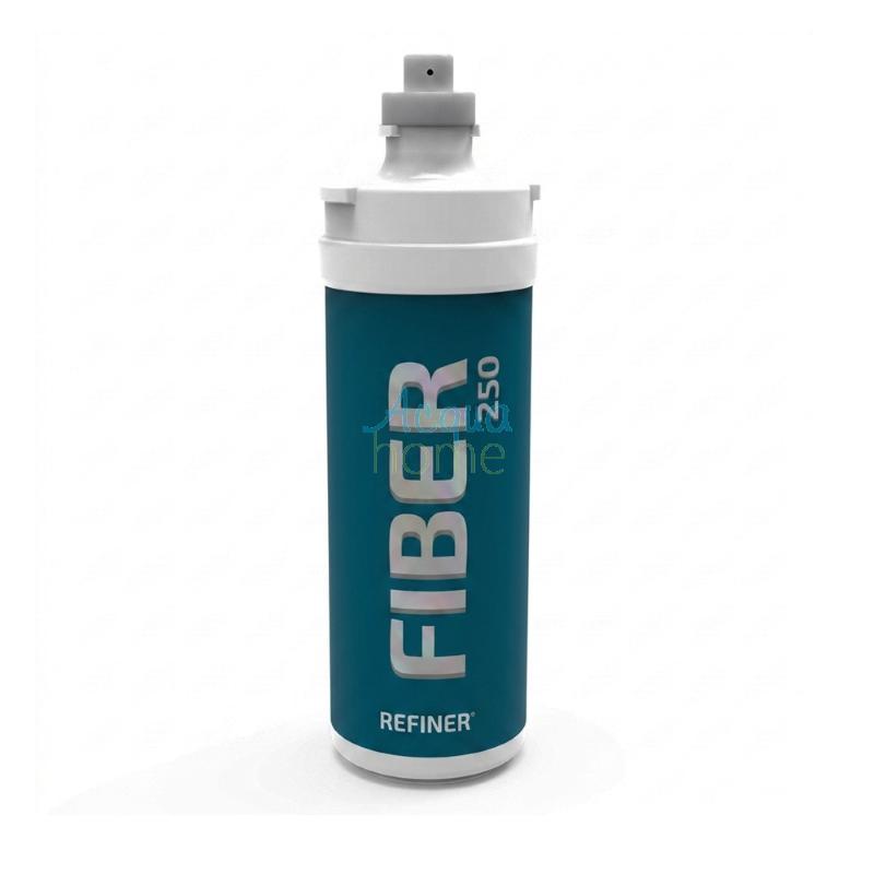 FILTRO REFINER FIBER ULTRAFILTRAZIONE 250 WCF CON ATTACCO A BAIONETTA - FILTRO UF FIBRA CAVA 0,15 MICRON + CARBON BLOCK 5 MICRON 