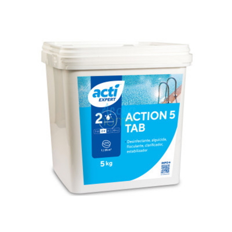ACTI - PASTIGLIE MULTIAZIONE 5 IN 1 - FUSTO DA 5 KG