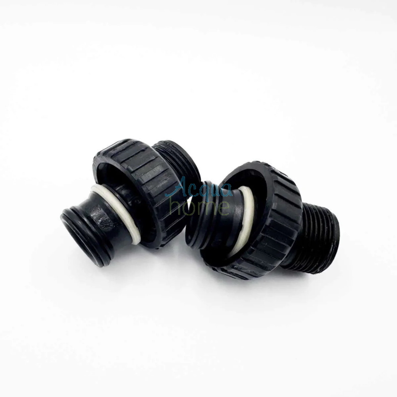 RACCORDO WS1 DIRITTO 3/4" IN PLASTICA IN/OUT COMPLETO PER VALVOLA CLACK