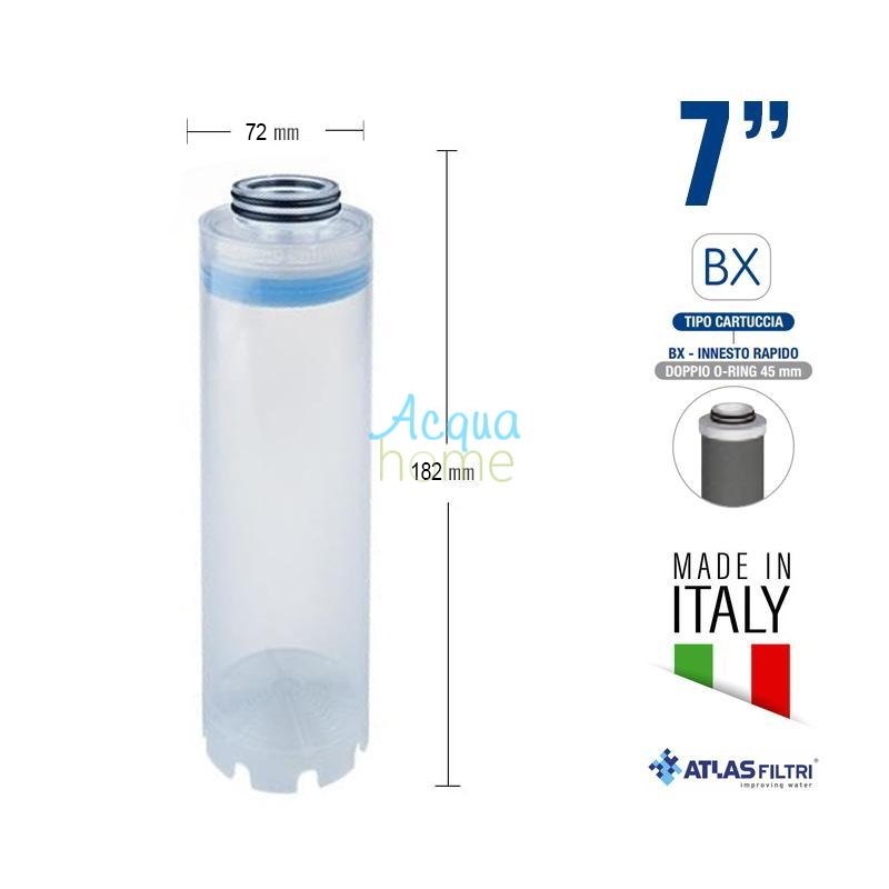 P 7" BX TS - CONTENITORE CARTUCCIA VUOTA | ATLAS FILTRI