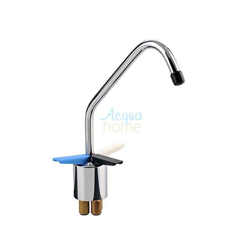 NEW MODEL 3-WAY CHROME-PLATED THREE-LEVER LONG REACH TAP WITH QUICK CONNECTION