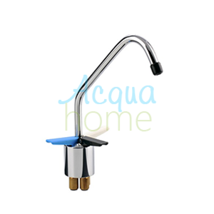 NEW MODEL 3-WAY CHROME-PLATED THREE-LEVER LONG REACH TAP WITH QUICK CONNECTION