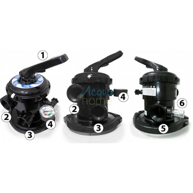 VALVOLA SELETTRICE TOP 1 1/2" ANONIMA DIFF. D.50 FILTRO PISCINA