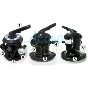 VALVOLA SELETTRICE TOP 1 1/2" ANONIMA DIFF. D.50 FILTRO PISCINA