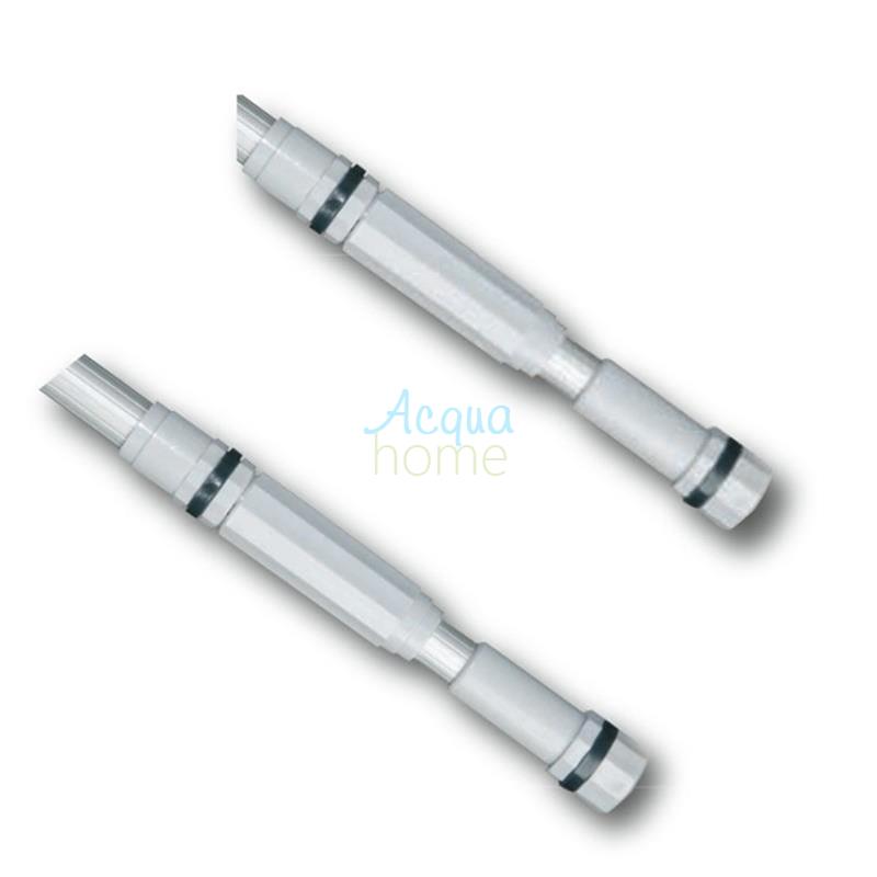 MANICO TELESCOPICO 183 - 366 CM IN ALLUMINIO CLIP/VITI - (ECONOMY)