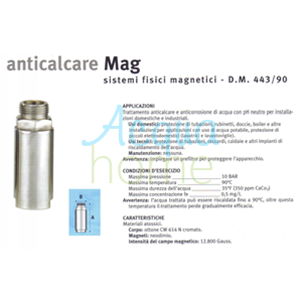 MAG 2 - 3/4" - MAGNETIC WATER SOFTENER