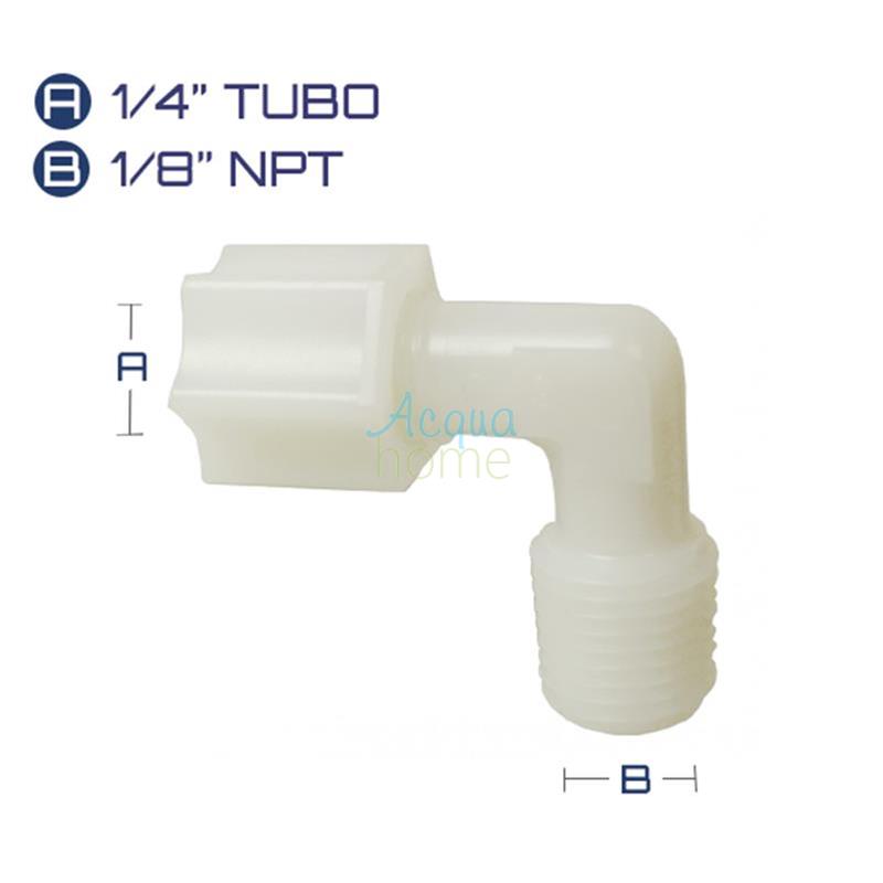 ELBOW 1/8" X 1/4" VESSEL INLET PIPE