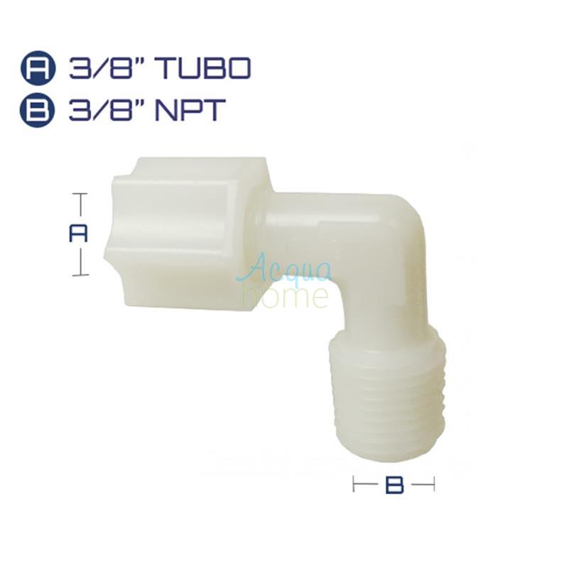 MALE ELBOW 3/8" X 3/8" TUBE (BOOSTER PUMP)