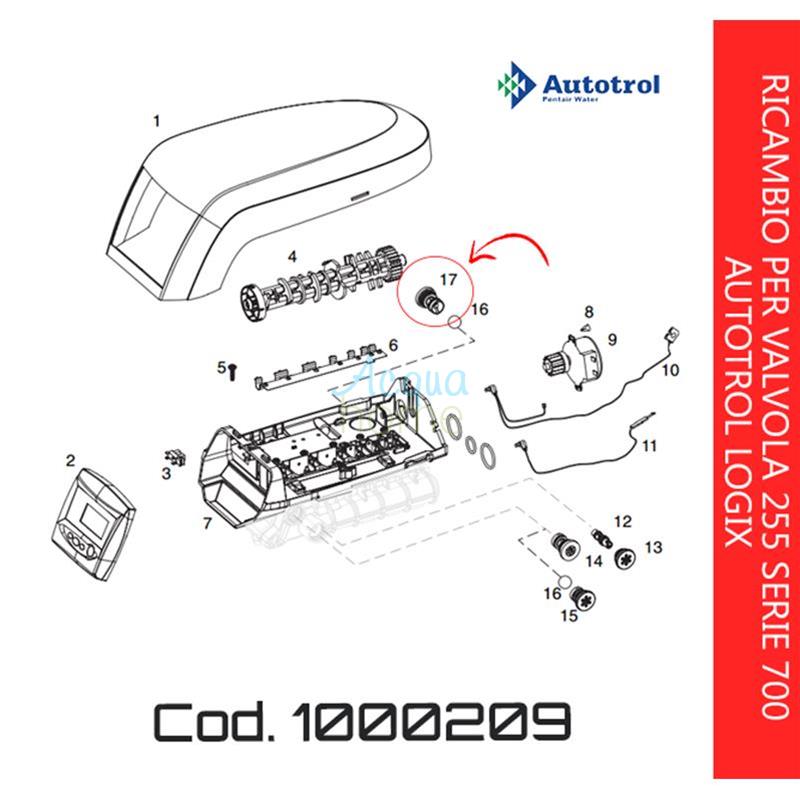 REGOLATORE CONTROLAVAGGIO 07 PER VALVOLA AUTOTROL 255