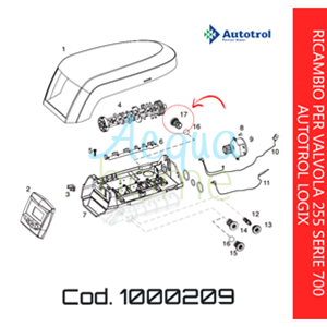 REGOLATORE CONTROLAVAGGIO 07 PER VALVOLA AUTOTROL 255