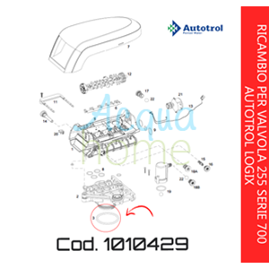 O-RING SOTTOVALVOLA PER VALVOLA AUTOTROL 255 LOGIX