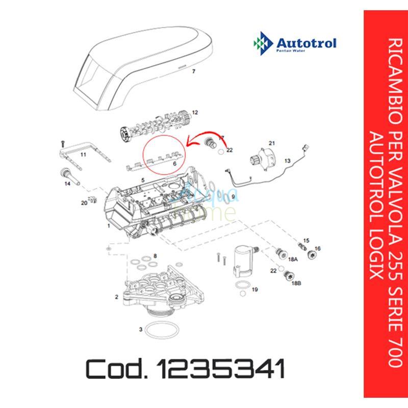 MOLLA MONOBLOCCO PER VALVOLA AUTOTROL 255 LOGIX