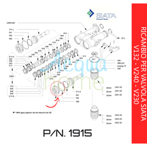 VALVE PISTON CAP V132 - V230 - V240 - SIATA