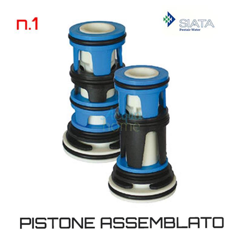 PISTONE ASSEMBLATO PER VALVOLA SIATA V250 - V260 ( PENTAIR WATER ) - 2 PEZZI 