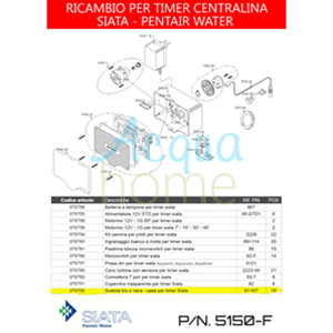 COVER SCATOLA BLU O NERA PER TIMER CENTRALINA SIATA