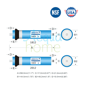 HIDROTEK NF 2012 NANOFILTRATION MEMBRANE - 150GPD N.A.
