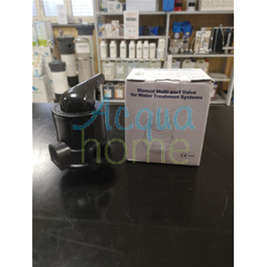 VALVOLA MULTIVIA MANUALE 3VIE F56A, ATTACCO BOMBOLA 2,5" ATTACCHI DA 1" PER TUBO 1,05"