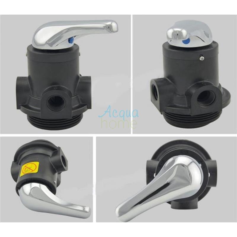 VALVOLA MULTIVIA MANUALE 3VIE F56A, ATTACCO BOMBOLA 2,5" ATTACCHI DA 1" PER TUBO 1,05"