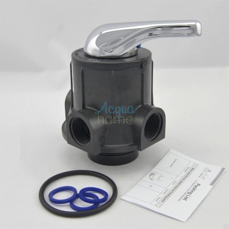 VALVOLA MULTIVIA MANUALE 3VIE F56A, ATTACCO BOMBOLA 2,5" ATTACCHI DA 1" PER TUBO 1,05"