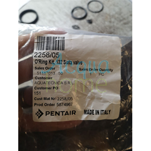 KIT O-RING PER V132 VALVOLA SIATA ( PENTAIR WATER ) (FINO AD ESAURIMENTO SCORTE)