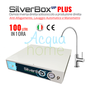 SILVERBOX UP PLUS - OSMOSI INVERSA SOTTOZOCCOLO A PRODUZIONE DIRETTA 100 L/H