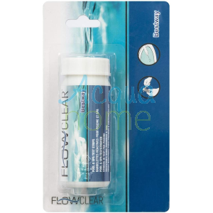 KIT A STRISCE PER PISCINA TEST 3 IN 1 ANALISI VALORI PH, CLORO E ALCALINITÀ (BESTWAY)