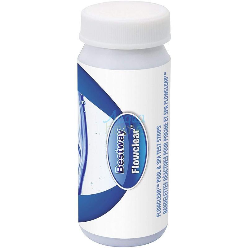 KIT MANTENIMENTO 1KG PER PISCINE: DOSATORE MINI + 1 KG DI PASTIGLIE MULTIAZIONE DA 20GR + TEST KIT ANALISI STRISCE