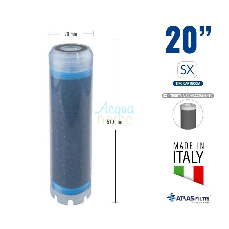 LA 20" SX TS - CONTAINER WITH GRANULAR ACTIVATED CARBON | ATLAS FILTRI