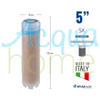 QA 5" CF SX TS - ANTI-LIMESCALE CATIONIC RESIN CARTRIDGE | ATLAS FILTRI