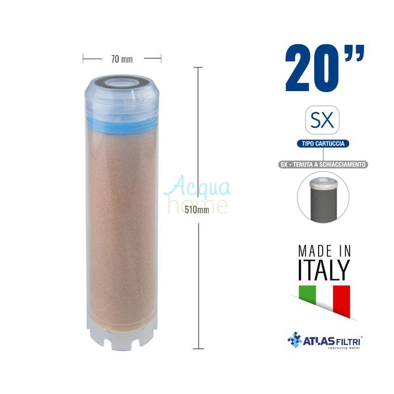 QA 20" CF SX TS - ANTI-LIMESCALE CATIONIC RESIN CARTRIDGE | ATLASFILTRI