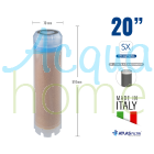 QA 20" CF SX TS - ANTI-LIMESCALE CATIONIC RESIN CARTRIDGE | ATLASFILTRI