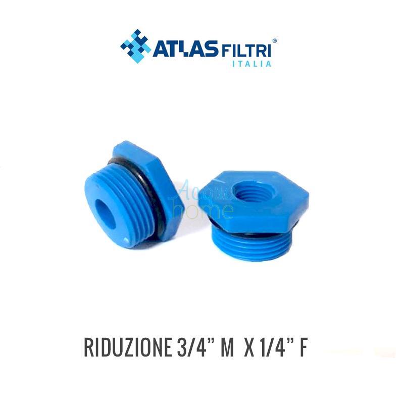 PLASTIC REDUCER 3/4" M X 1/4" F | ATLAS FILTRI