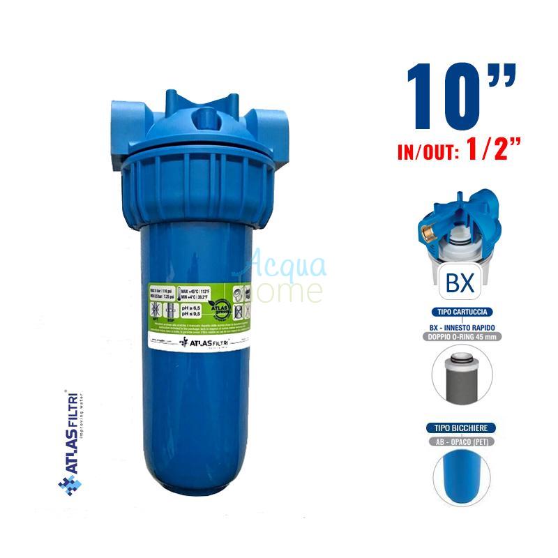 SENIOR PLUS 3P MFO BX AB - 10" MATT FILTER CONTAINER WITH 1/2" CONNECTOR | ATLAS FILTRI