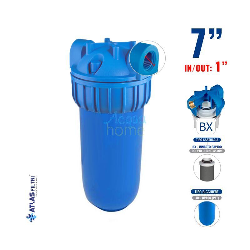 JUNIOR PLUS 3P AFP BX AB - 7" MATT CONTAINER FILTER 3/4" PLASTIC CONNECTION | ATLAS FILTERS