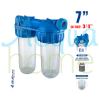 JUNIOR DUPLEX PLUS 3P AFP BX TS - 7" TRANSPARENT CONTAINER FILTER WITH 3/4" PLASTIC CONNECTION | ATLAS FILTERS