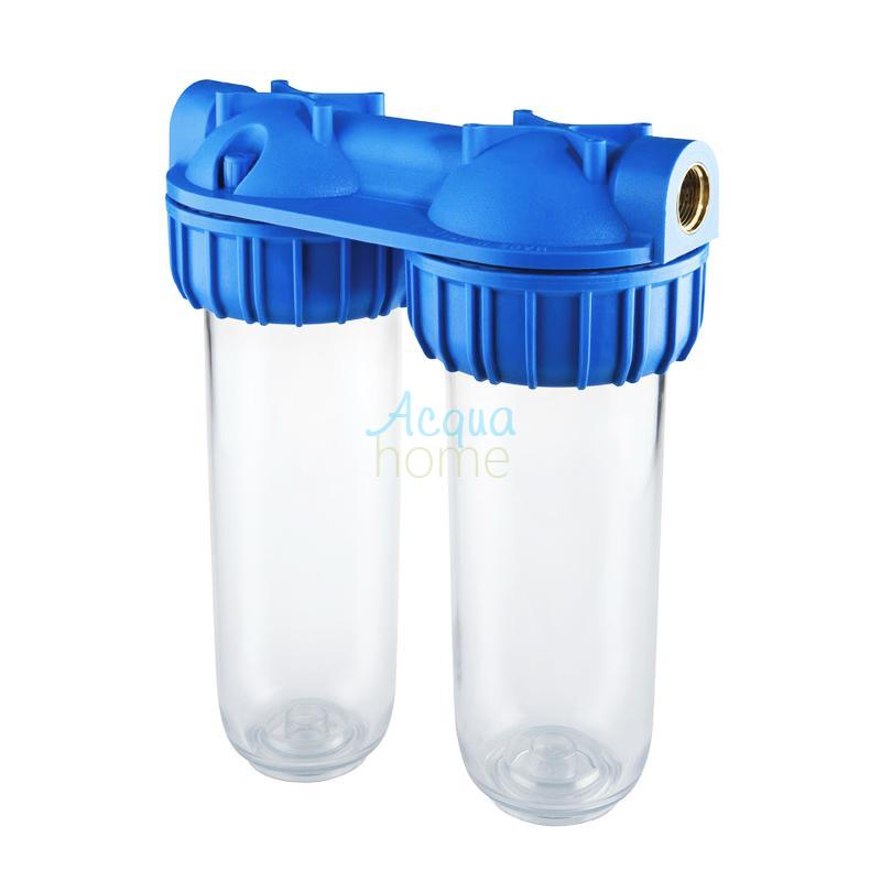 JUNIOR DUPLEX PLUS 3P AFO SX TS - 7" TRANSPARENT CONTAINER FILTER ATTACHMENT 3/4" | ATLAS FILTERS