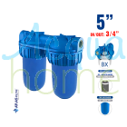 MEDIUM DUPLEX PLUS 3P AFO BX AB - 5" MATT FILTER CONTAINER WITH 3/4" ATTACHMENT | ATLAS FILTRI