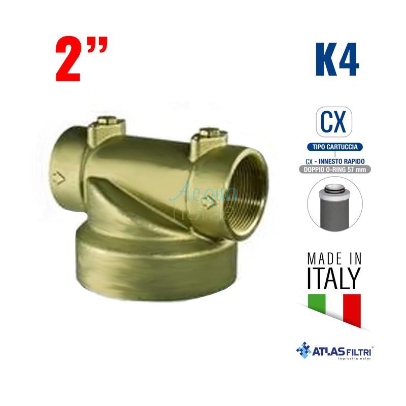 K4 DP DFO BX BRASS HEAD - 2" REPLACEMENT CONNECTOR | ATLAS FILTRI