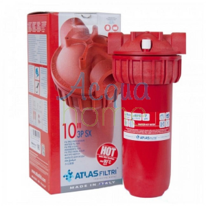 SENIOR PLUS HOT 3P AFP SX AB - 10" MATT FILTER CONTAINER WITH 3/4" PLASTIC CONNECTOR | ATLAS FILTRI