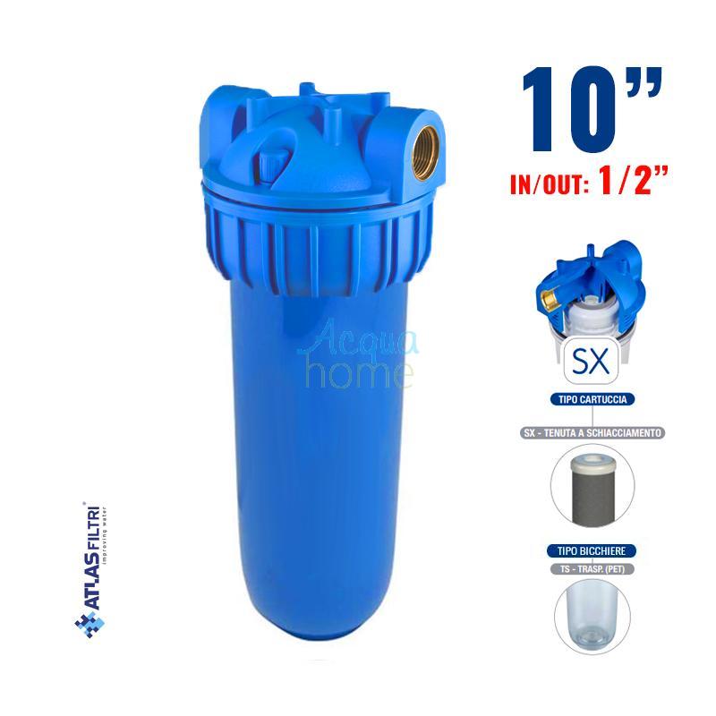 SENIOR PLUS 3P MFO SX AB - 10" MATT CONTAINER FILTER WITH 1/2" CONNECTOR | ATLAS FILTRI