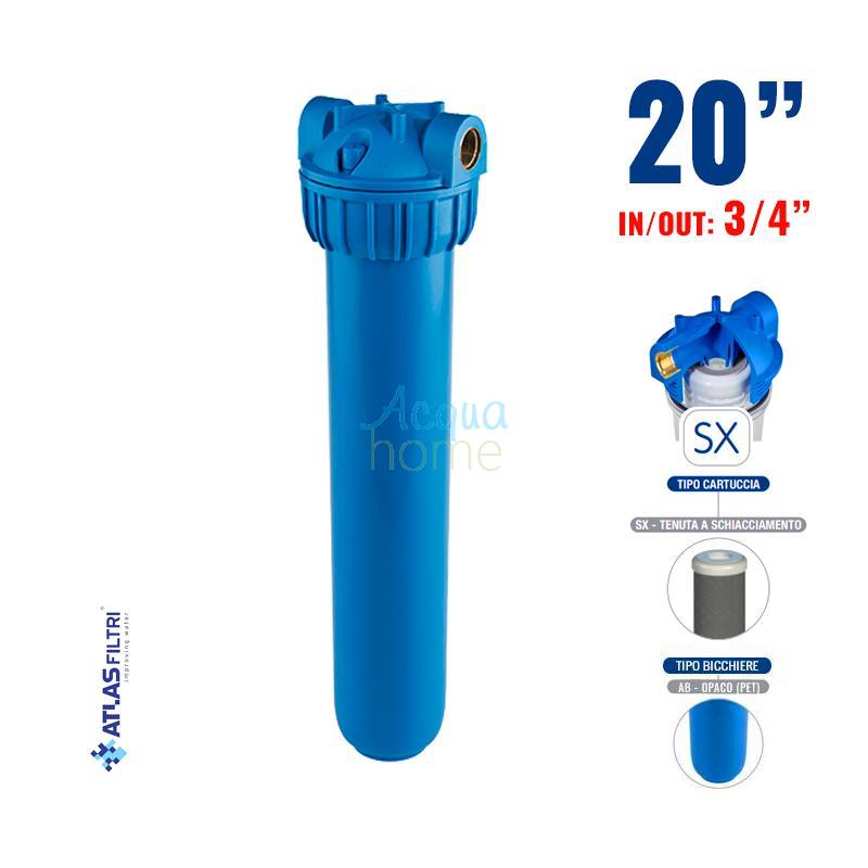 MASTER PLUS 3P AFO SX AB - 20" MATT FILTER CONTAINER WITH 3/4" ATTACHMENT | ATLAS FILTRI