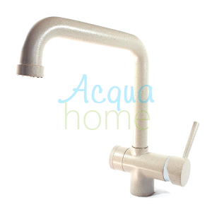 3-WAY MONOBLOCK MIXER TAP WITH HIGH SPOUT - GRANITE AVENA