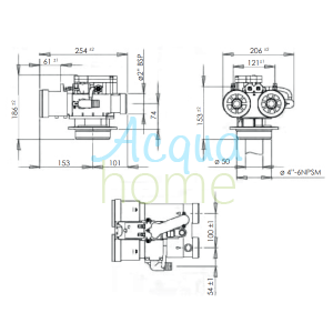 VALVOLA SIATA V230A EIETTORE GRIGIO VOLUME DA 120 A 150 L - PENTAIR 
