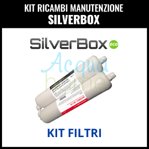 KIT RICAMBIO FILTRI PER IMPIANTO OSMOSI INVERSA SILVERBOX ECO