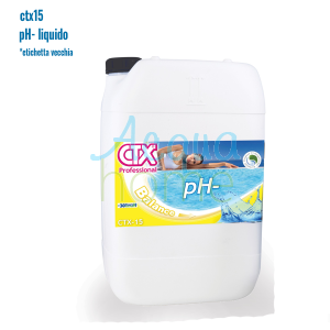 CTX-15C PH- PROFESSIONAL - PH MINUS KG 25 LIQUIDO (PH MENO PER PISCINA, FLUIDRA) 