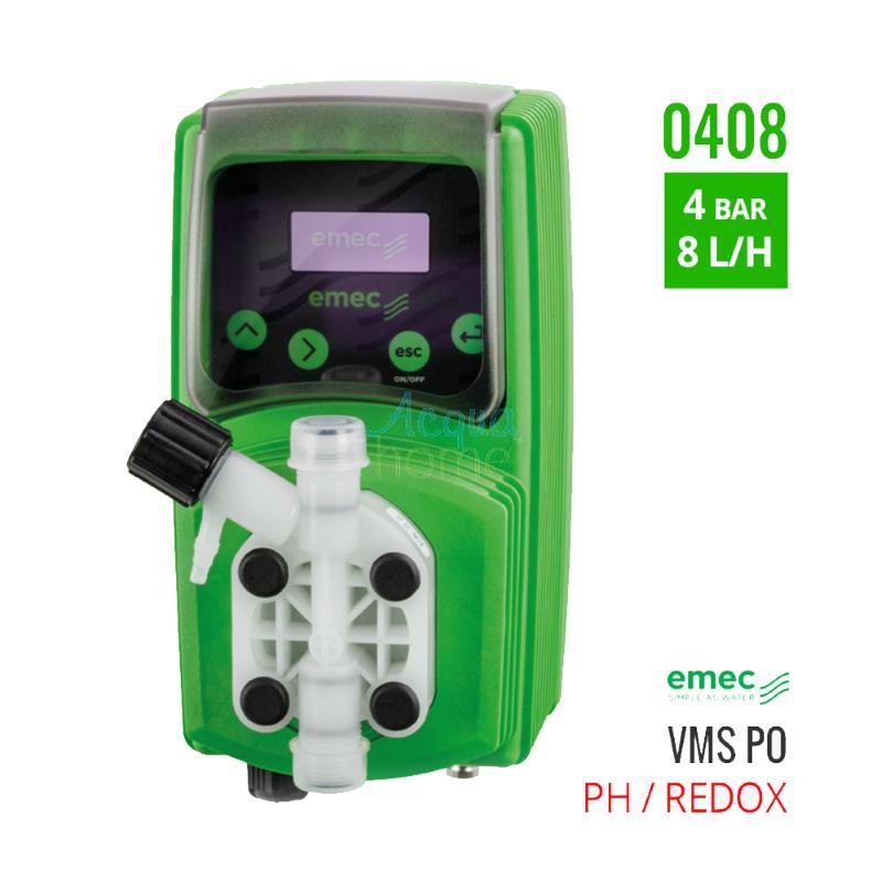 POMPA VMS PO 0408 FP 230VAC - POMPA DOSATRICE PH/REDOX PROPORZIONALE DIGITALE 8 L/H - 4 BAR - EMEC